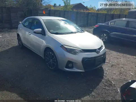 2016 Toyota Corolla S Plus VIN 2T1BURHE7GC685101 фото 2