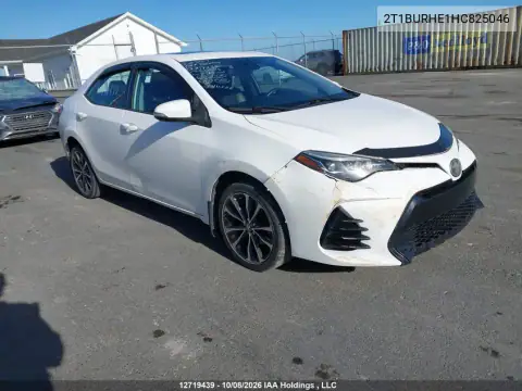 2T1BURHE1HC825046 — 2017 Toyota Corolla, Передняя часть, фото до ремонта