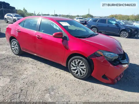 2017 Toyota Corolla Le VIN 2T1BURHE5HC946520 фото 2