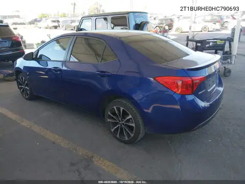 2T1BURHE0HC790693 — 2017 Toyota Corolla, фото 4 с аукциона IAAI, ПЕРЕДНЯЯ ЧАСТЬ