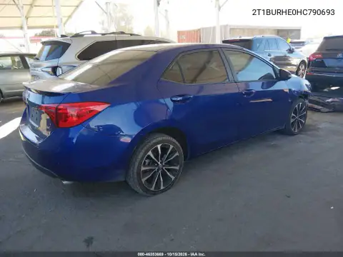 2T1BURHE0HC790693 — 2017 Toyota Corolla, фото 5 с аукциона IAAI, ПЕРЕДНЯЯ ЧАСТЬ