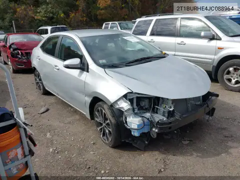 2T1BURHE4JC088964 — 2018 Toyota Corolla, Przód, zdjęć przed naprawą