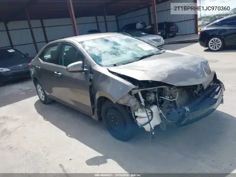 2T1BPRHE1JC970360 — 2018 Toyota Corolla, ბუნებრივი ცვეთა, ფოტოები შეკეთებამდე