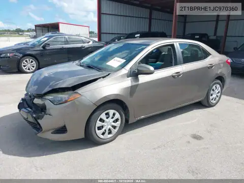 2T1BPRHE1JC970360 — 2018 Toyota Corolla, photo 3 from IAAI 21.10.2026, Normal wear