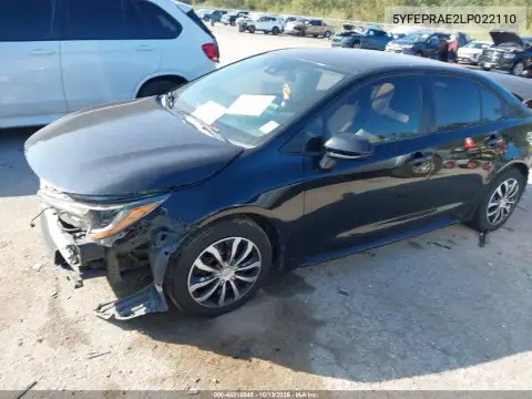 5YFEPRAE2LP022110 — 2020 Toyota Corolla, фото 2 с аукциона IAAI 27.10.2026, передняя и задняя части