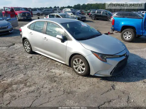 JTDEPRAE2LJ042233 — 2020 Toyota Corolla, Tył, zdjęć przed naprawą