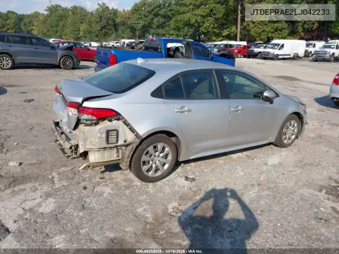 JTDEPRAE2LJ042233 — 2020 Toyota Corolla, фото 5 с аукциона IAAI, ЗАДНЯЯ ЧАСТЬ