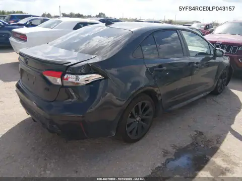 5YFS4RCE0LP043157 — 2020 Toyota Corolla, фото 4 з IAAI, Механічні пошкодження