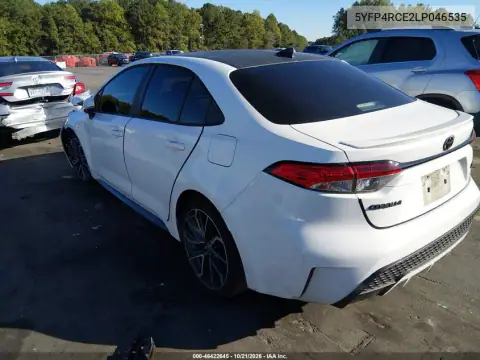 5YFP4RCE2LP046535 — 2020 Toyota Corolla, zdjęcie 3 z IAAI, Przód
