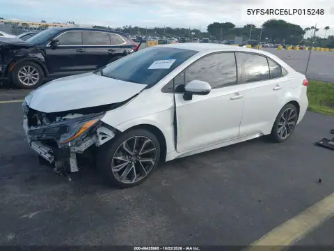 5YFS4RCE6LP015248 — 2020 Toyota Corolla, photo 20 from IAAI, Front end