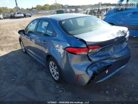 5YFBPMBE0MP210291 — 2021 Toyota Corolla, фото 4 с аукциона IAAI 21.10.2026, Задняя часть
