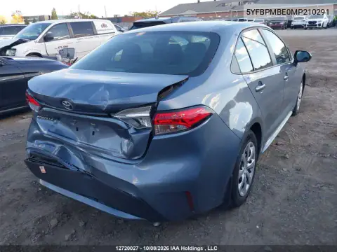 5YFBPMBE0MP210291 — 2021 Toyota Corolla, фото 5 с аукциона IAAI 21.10.2026, Задняя часть