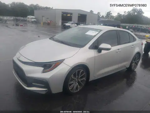 5YFS4MCE9MP078980 — 2021 Toyota Corolla, zdjęcie 3 z IAAI 28.10.2026, Normalne zużycie