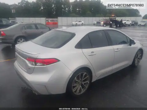 5YFS4MCE9MP078980 — 2021 Toyota Corolla, zdjęcie 5 z IAAI 28.10.2026, Normalne zużycie