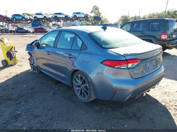 5YFS4MCE4MP087943 — 2021 Toyota Corolla, фото 3 з IAAI 20.10.2026, Передня частина зліва