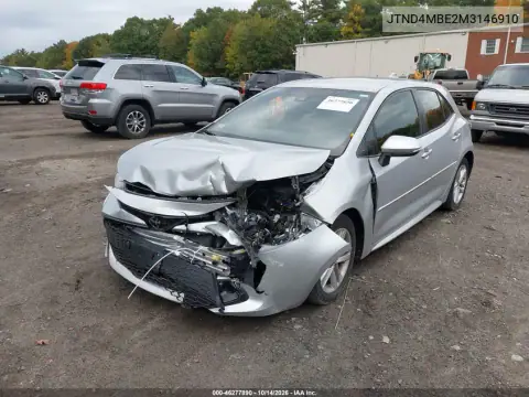 JTND4MBE2M3146910 — 2021 Toyota Corolla, ფოტო 2, IAAI, წინა ნაწილი