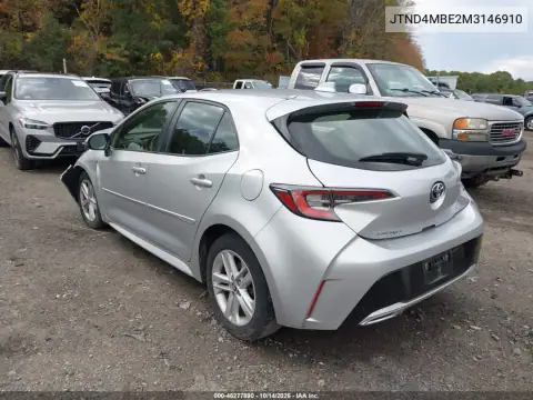 JTND4MBE2M3146910 — 2021 Toyota Corolla, ფოტო 3, IAAI, წინა ნაწილი