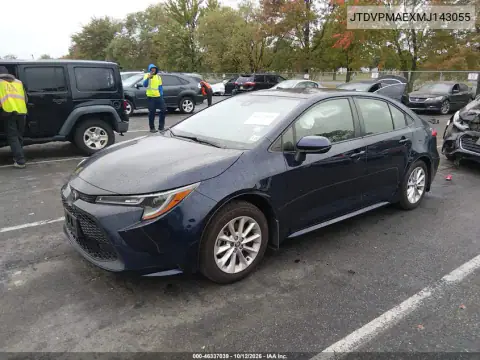 JTDVPMAEXMJ143055 — 2021 Toyota Corolla, photo 3 from IAAI, Right side