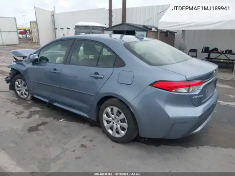 JTDEPMAE1MJ189941 — 2021 Toyota Corolla, zdjęcie 4 z IAAI, Przód