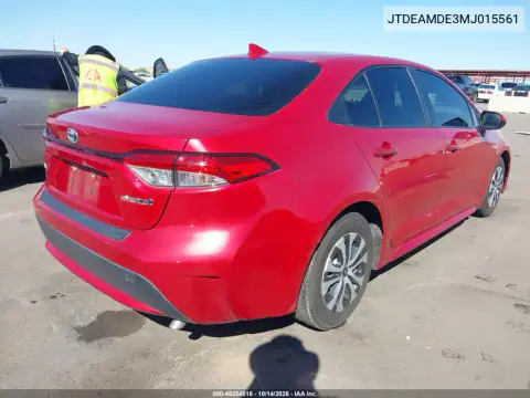 JTDEAMDE3MJ015561 — 2021 Toyota Corolla, foto 4 de IAAI, Lado izquierdo