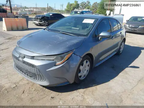 5YFEPMAE4MP236861 — 2021 Toyota Corolla, zdjęcie 3 z IAAI, Tył