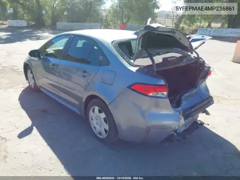 5YFEPMAE4MP236861 — 2021 Toyota Corolla, zdjęcie 4 z IAAI, Tył