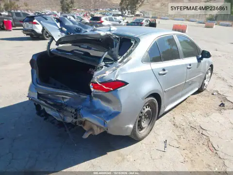 5YFEPMAE4MP236861 — 2021 Toyota Corolla, zdjęcie 5 z IAAI, Tył