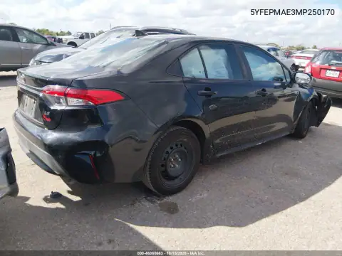5YFEPMAE3MP250170 — 2021 Toyota Corolla, foto 4 de IAAI, Parte delantera