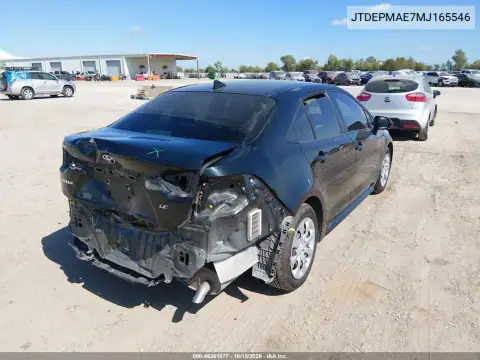 JTDEPMAE7MJ165546 — 2021 Toyota Corolla, фото 5 з IAAI, Задня частина