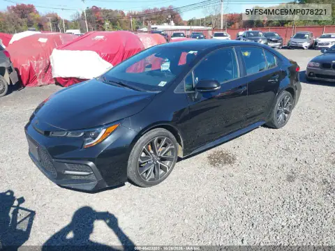 5YFS4MCE9MP078221 — 2021 Toyota Corolla, фото 3 с аукциона IAAI, подтопление пресной водой
