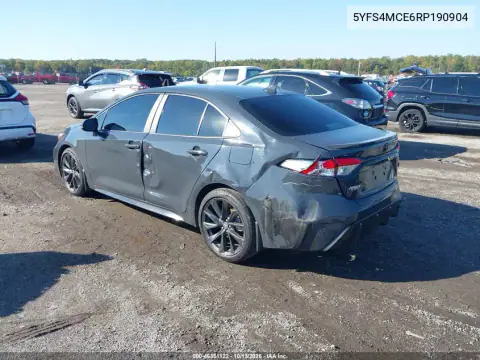 5YFS4MCE6RP190904 — 2024 Toyota Corolla, photo 4 from IAAI, All-over damage
