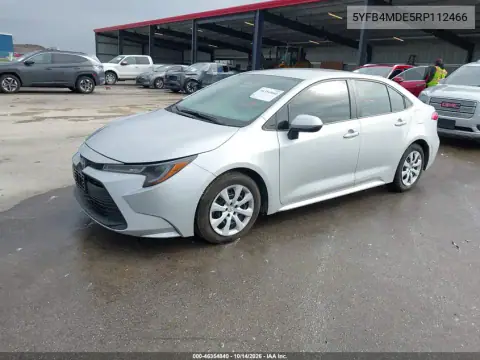 5YFB4MDE5RP112466 — 2024 Toyota Corolla, photo 2 from IAAI, Flood