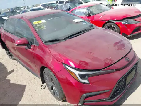 5YFS4MCE7SP243390 — 2025 Toyota Corolla, Tył, zdjęć przed naprawą