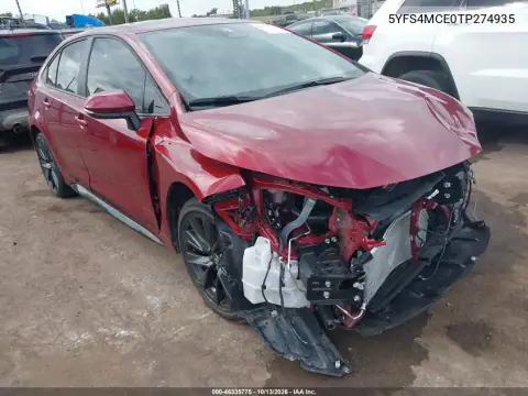 5YFS4MCE0TP274935 — 2026 Toyota Corolla, фото 2 с аукциона IAAI, Передняя часть