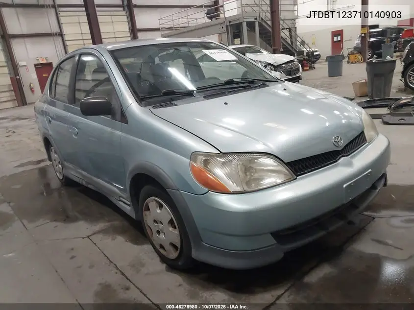 2001 Toyota Echo VIN JTDBT123710140903 фото 2