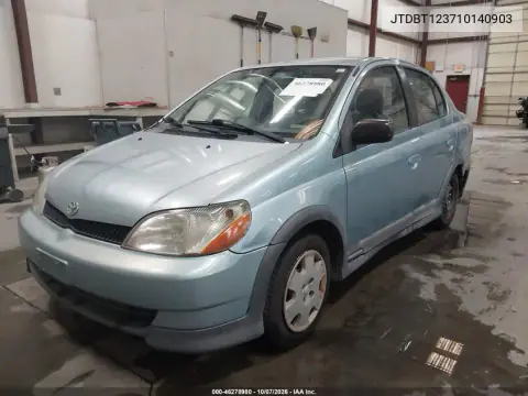 2001 Toyota Echo VIN JTDBT123710140903 фото 3