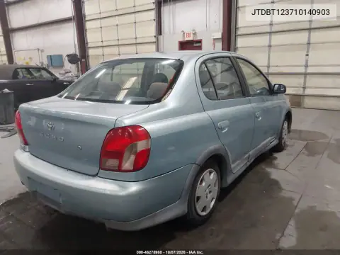 2001 Toyota Echo VIN JTDBT123710140903 фото 5