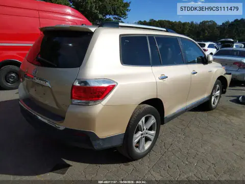 2012 Toyota Highlander Limited V6 VIN 5TDDK3EH9CS111479 фото 4