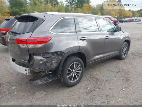 5TDJZRFH0HS373575 — 2017 Toyota Highlander, foto 5 de IAAI, Lado izquierdo