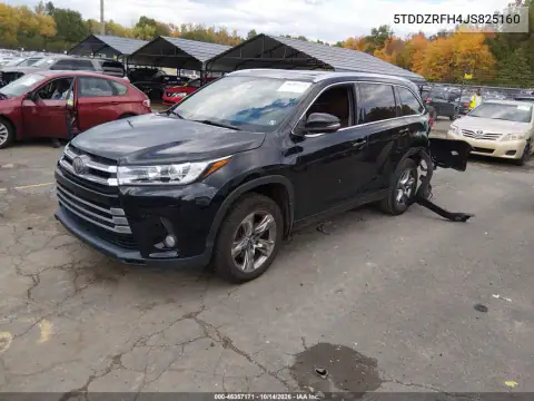 5TDDZRFH4JS825160 — 2018 Toyota Highlander, photo 3 from IAAI, Rear end