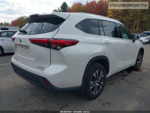 5TDGZRBH5MS541916 — 2021 Toyota Highlander, ფოტო 5, IAAI 29.10.2026, ქურდობა