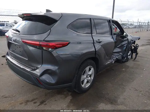5TDKDRAH4PS504886 — 2023 Toyota Highlander, photo 4 from IAAI, Right front
