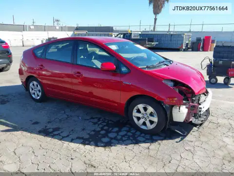 JTDKB20UX77561664 — 2007 Toyota Prius, photo 2 from IAAI, Front end
