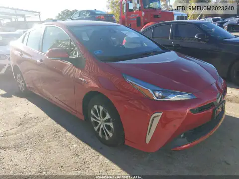 JTDL9MFU0M3023240 — 2021 Toyota Prius, Trasera izquierda, fotos antes de reparar