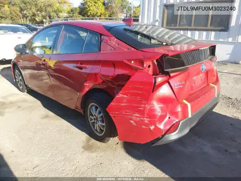 JTDL9MFU0M3023240 — 2021 Toyota Prius, zdjęcie 4 z IAAI, Lewy tył