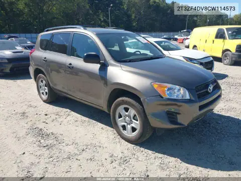 2T3ZF4DV8CW114573 — 2012 Toyota RAV4, Передняя и задняя части, фото до ремонта