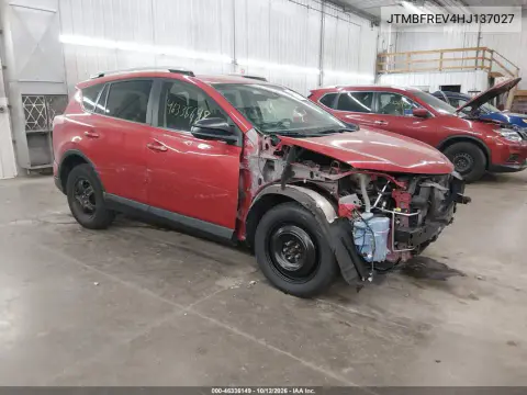 2017 Toyota Rav4 Le VIN JTMBFREV4HJ137027 фото 2