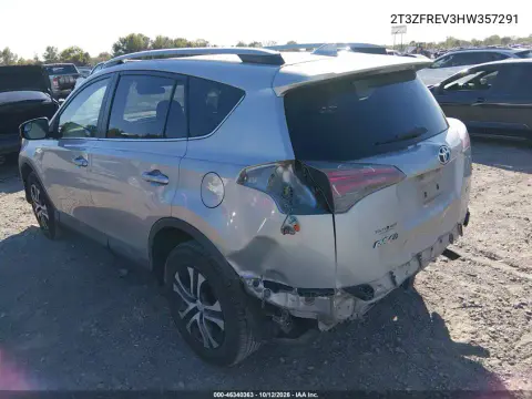 2017 Toyota Rav4 Le VIN 2T3ZFREV3HW357291 фото 4