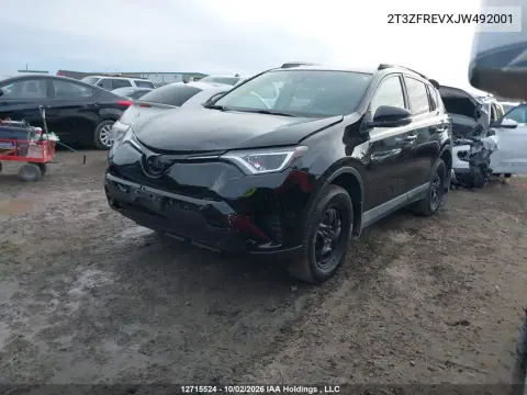 2018 Toyota Rav4 Le VIN 2T3ZFREVXJW492001 фото 2
