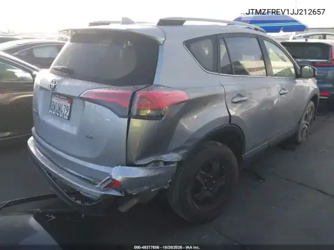 JTMZFREV1JJ212657 — 2018 Toyota RAV4, фото 5 с аукциона IAAI, задняя часть справа